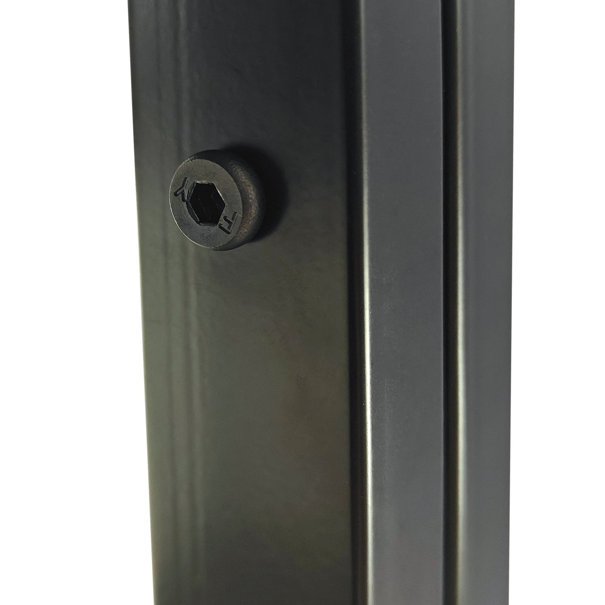 Modern End Table Nightstand with Tempered Glass & Wood Grain MDF