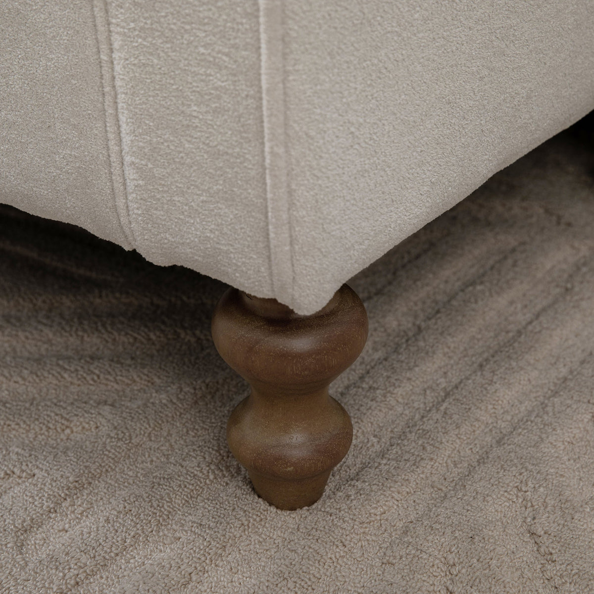 Modern Upholstered Storage Bench With Double Lids