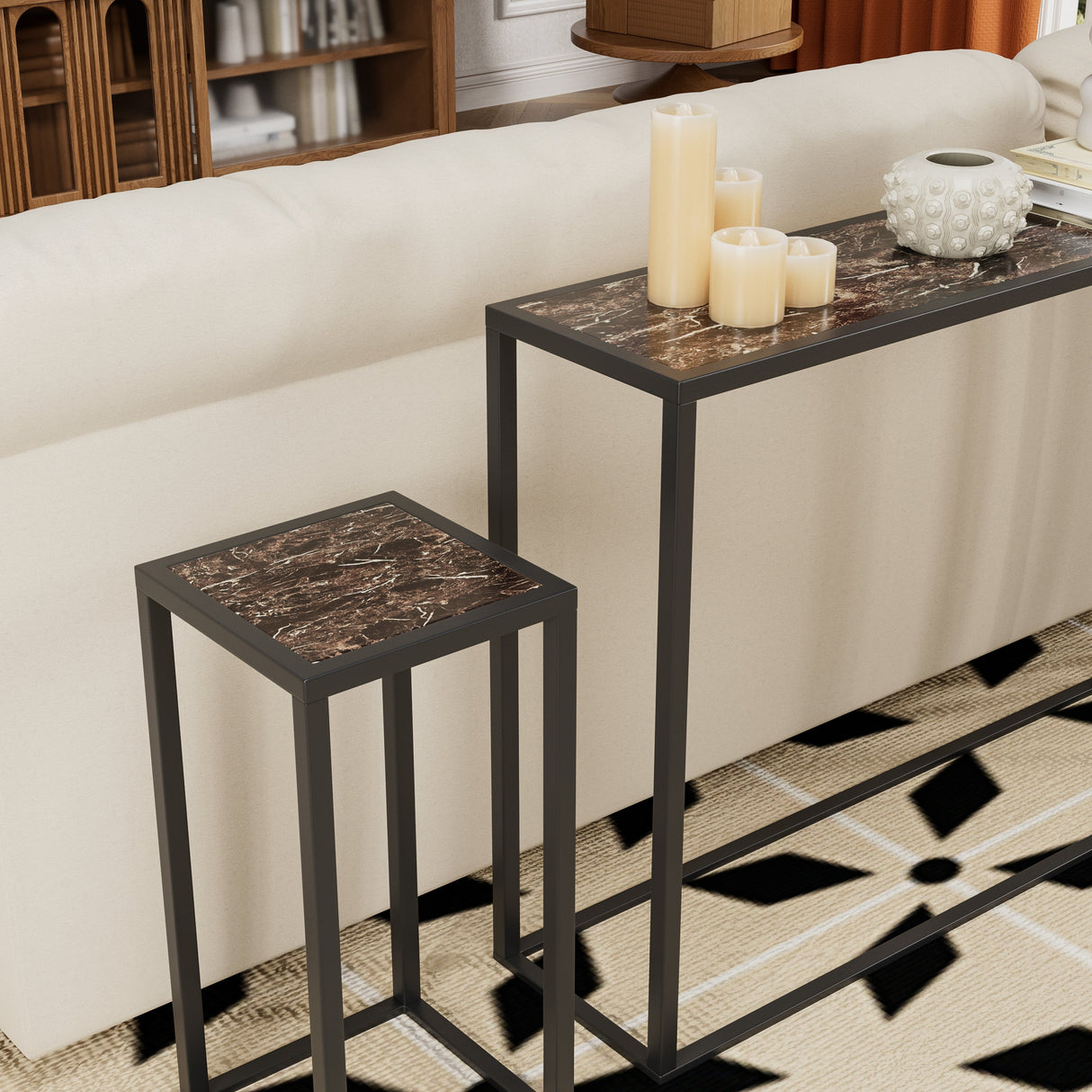 3-Piece Set of Narrow Table