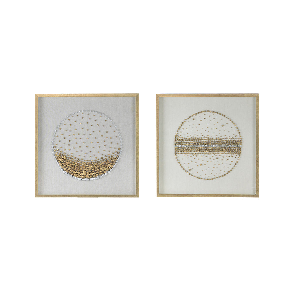27.6x27.6" Shadow Box Wall Décor Set of 2