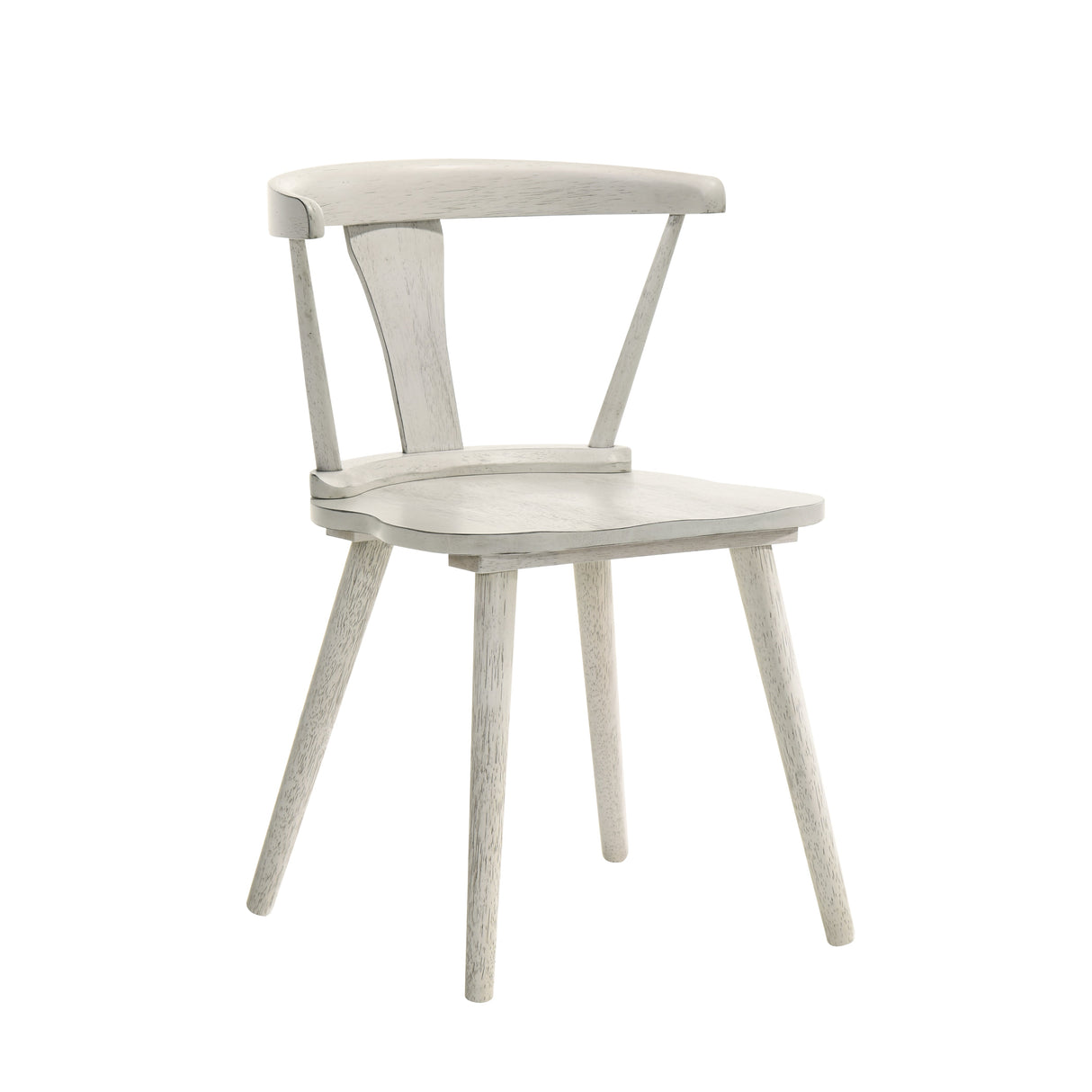 Modern Farmhouse Wood Dining Chairs, Set of 2