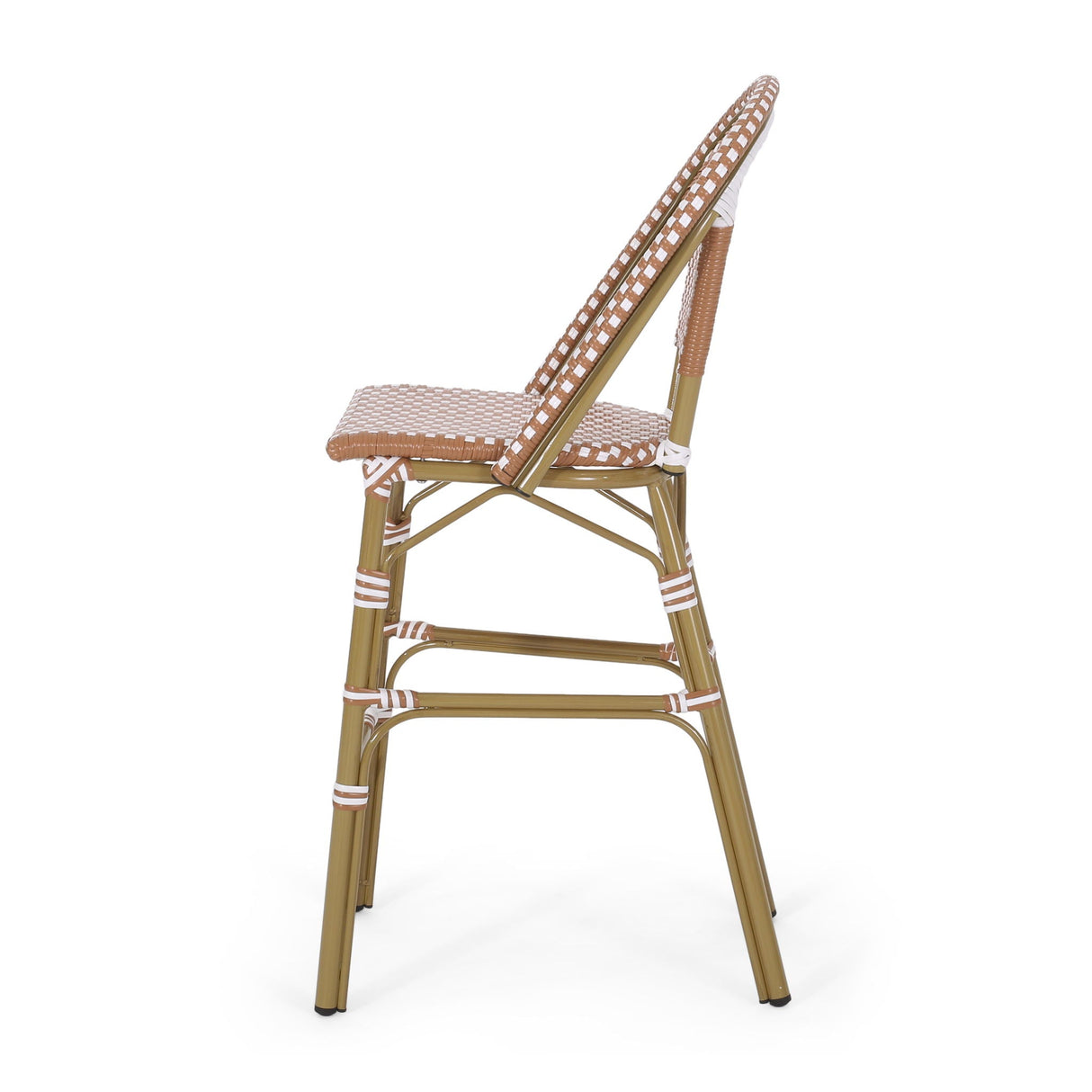 Outdoor Pe Rattan French Barstool Set