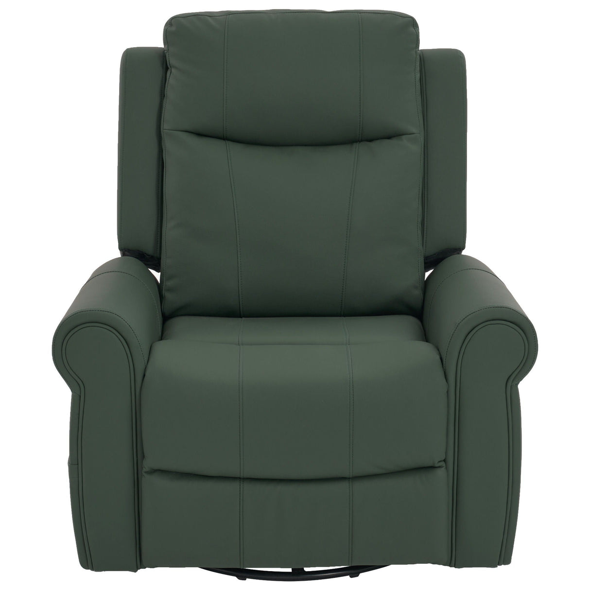 Manual Recliner Chair with 270-Degree Swivel, Massage, Heating, and Dual Reclining Positions
