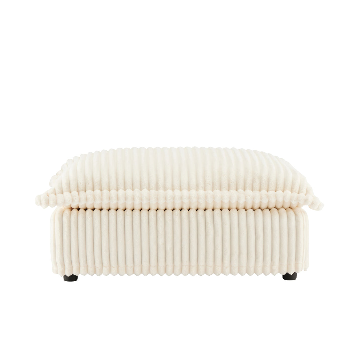 Luxurious Chenille Ottoman