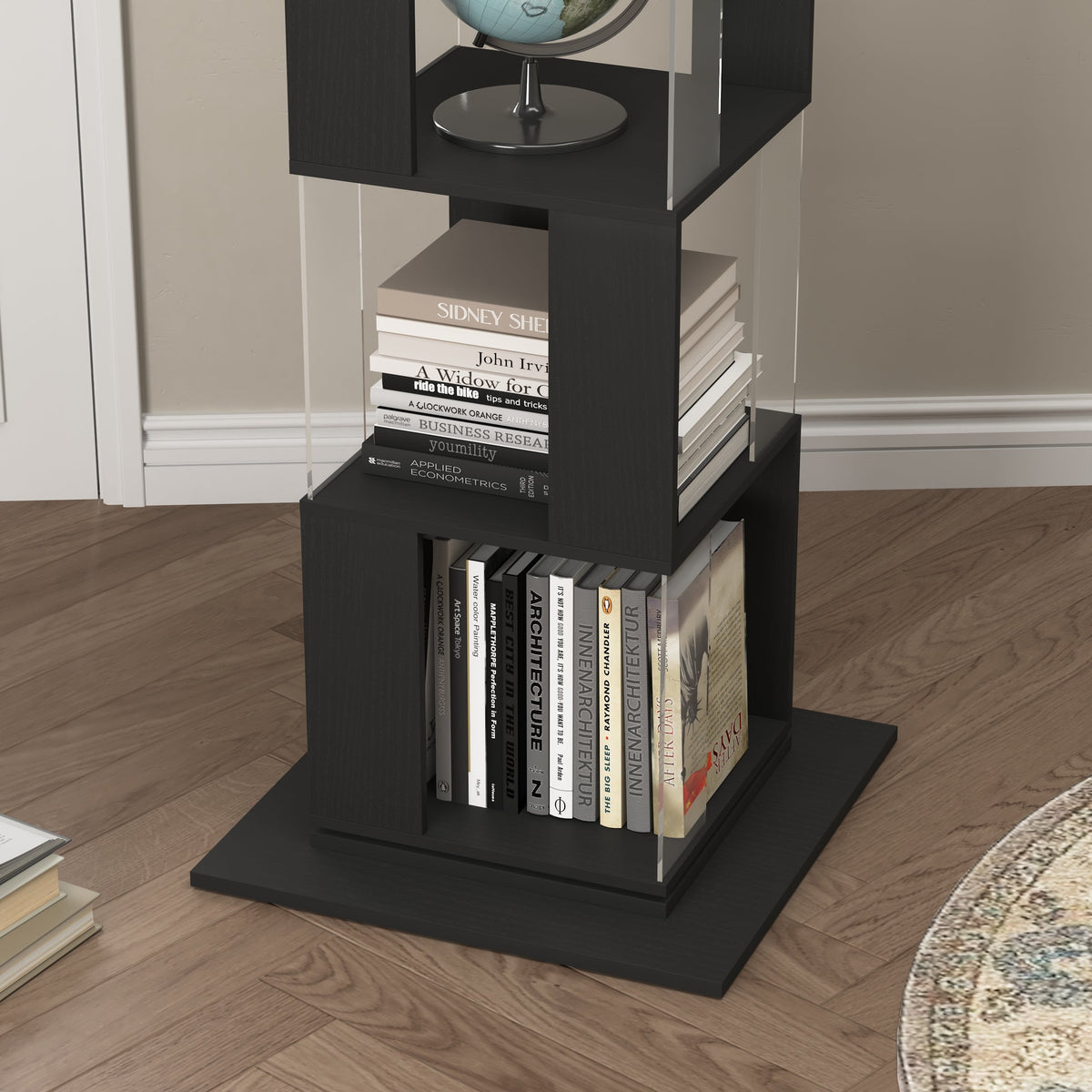 360° Rotating 6-Tier Display Shelf