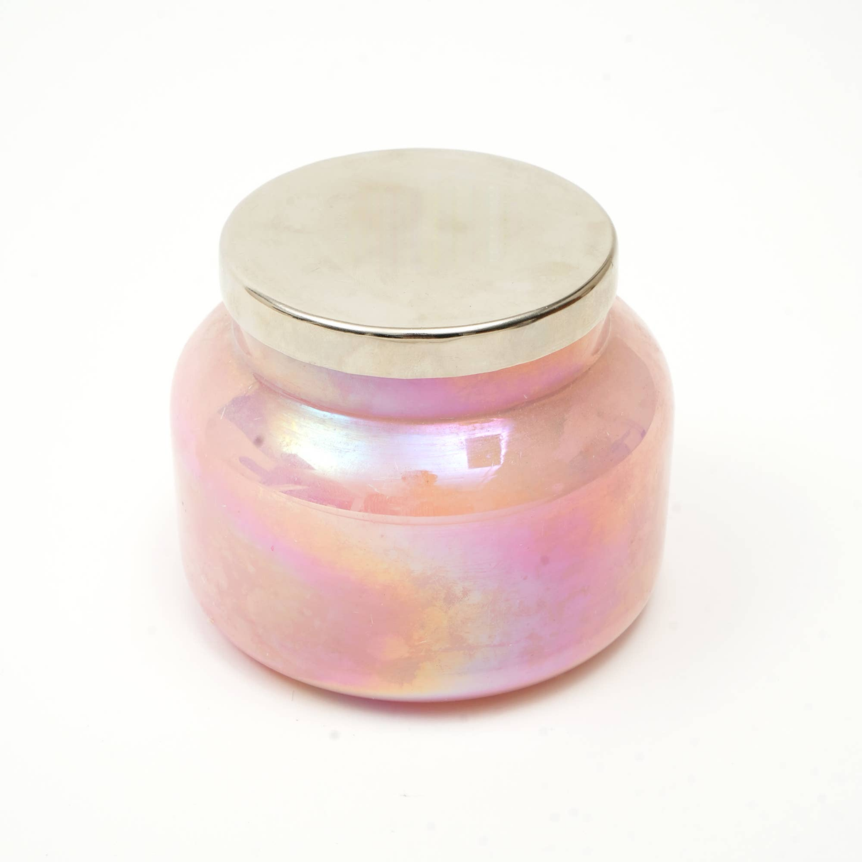 Scented Wax Candle Jar - Pink Lustre