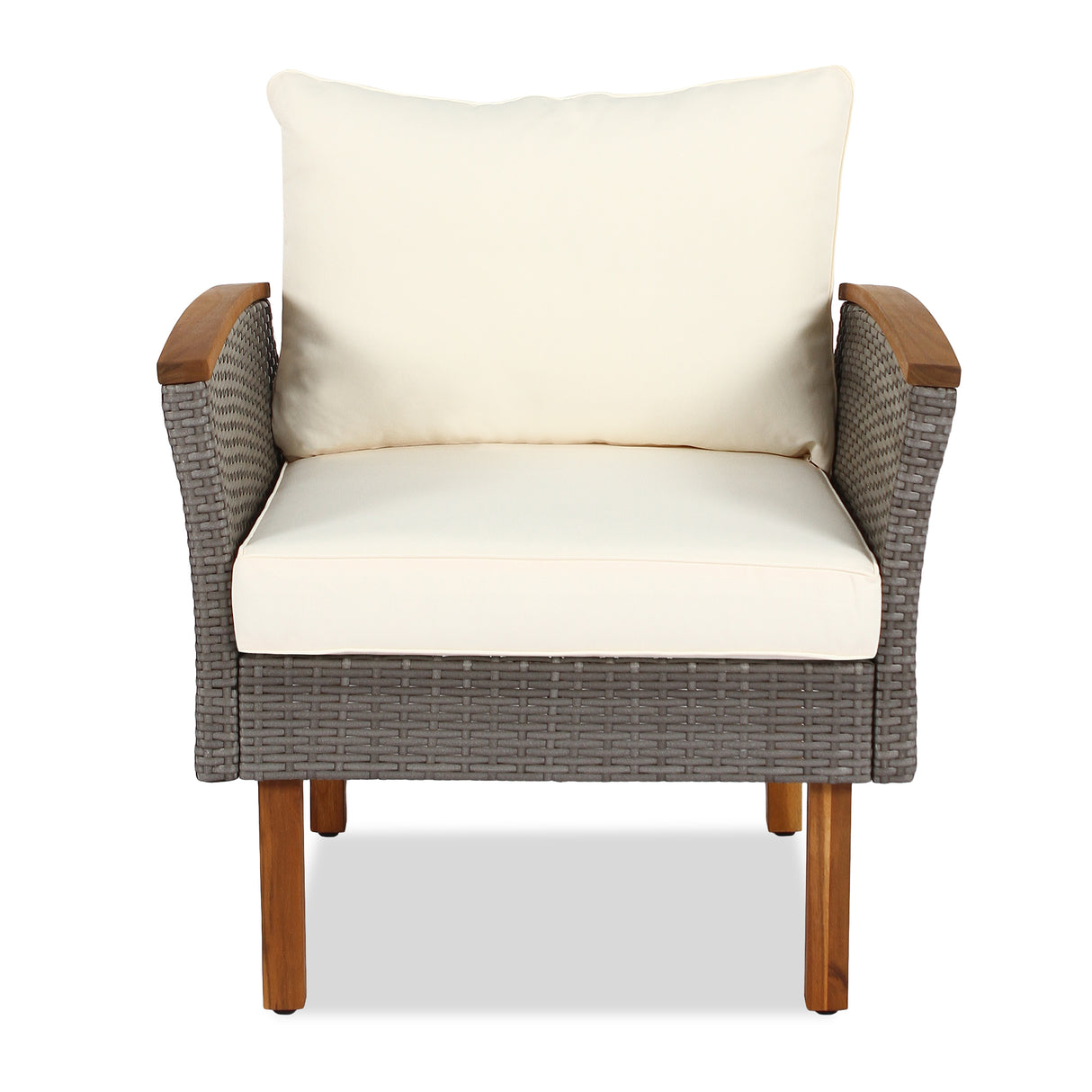 9-Piece Ergonomic Wicker Patio Lounge Set