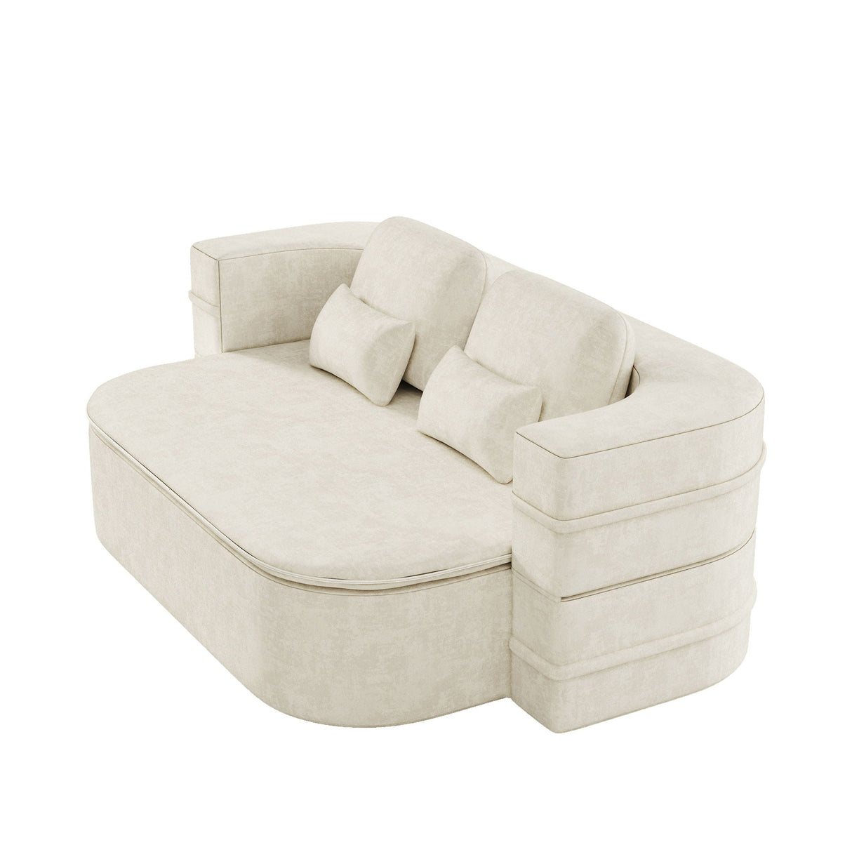 2 In 1 Foldable Sofa Bed With Multi Functional Blanket, Floor Lounge Sofa