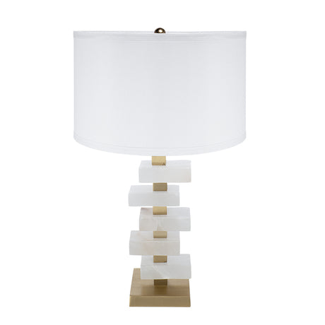 D15x26.7'-White-and-Gold-Alabaster-Slab-Table-Lamp-(Lamp-Shade-Assembly-Required)-Table-Lamps