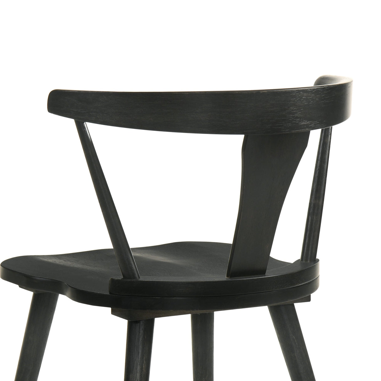 Modern Farmhouse Wood Dining Chairs, Set of 2