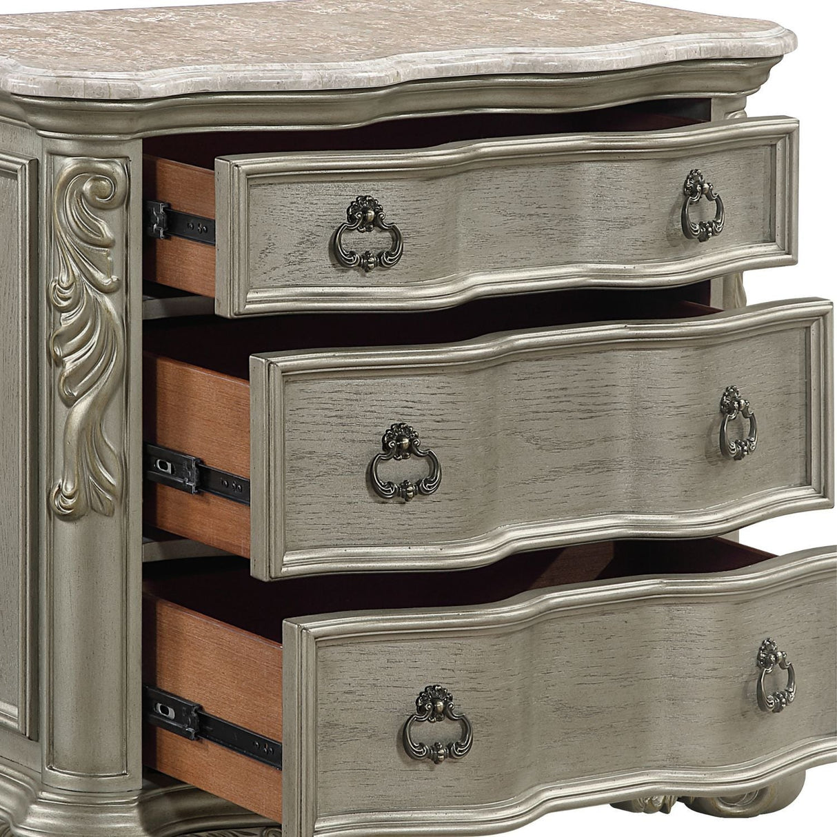 Bella - Nightstand - Champagne