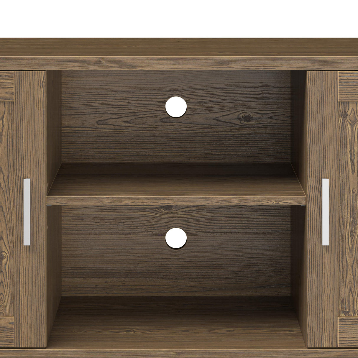 Modern 60 Inch TV Stand in Classic Walnut Finish