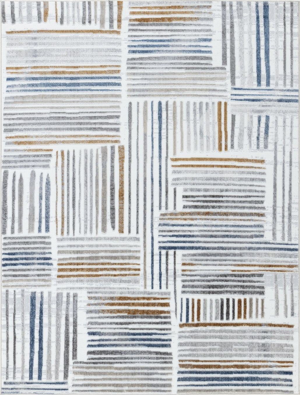 Nova Woven Area Rug 5x7 White