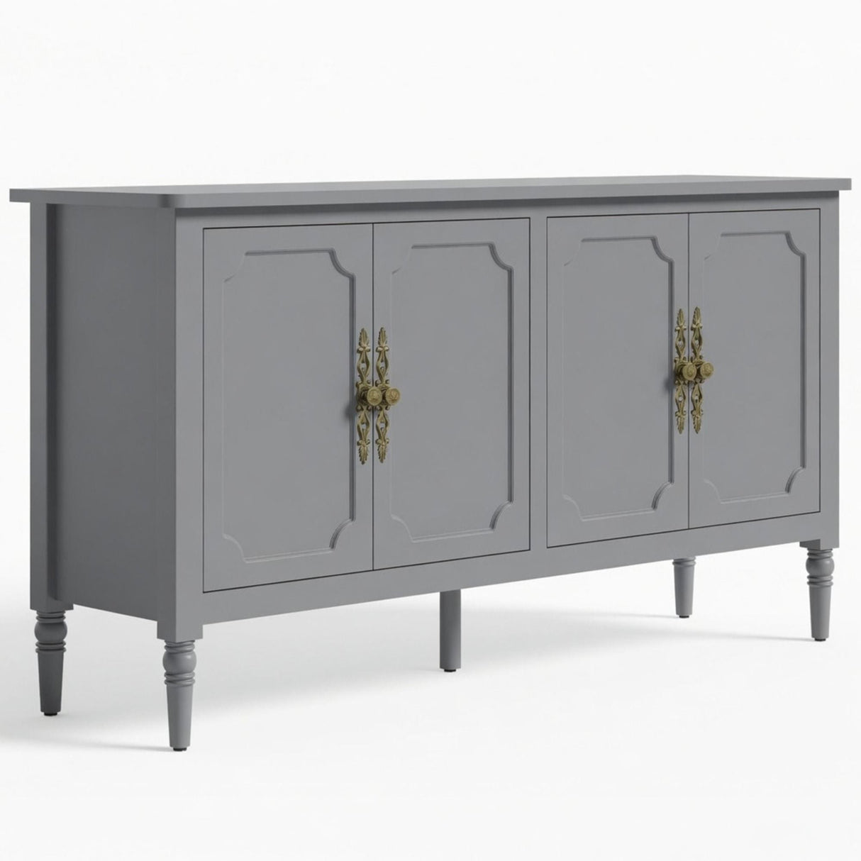 Vintage Buffet Cabinet With Adjustable Shelves