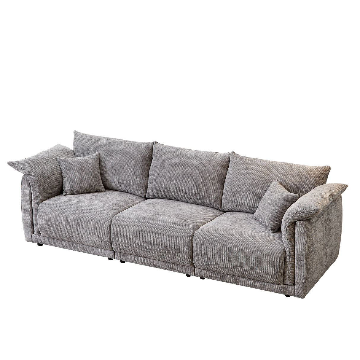 98.5' 3-Seater Sofa in Contemporary Grey
