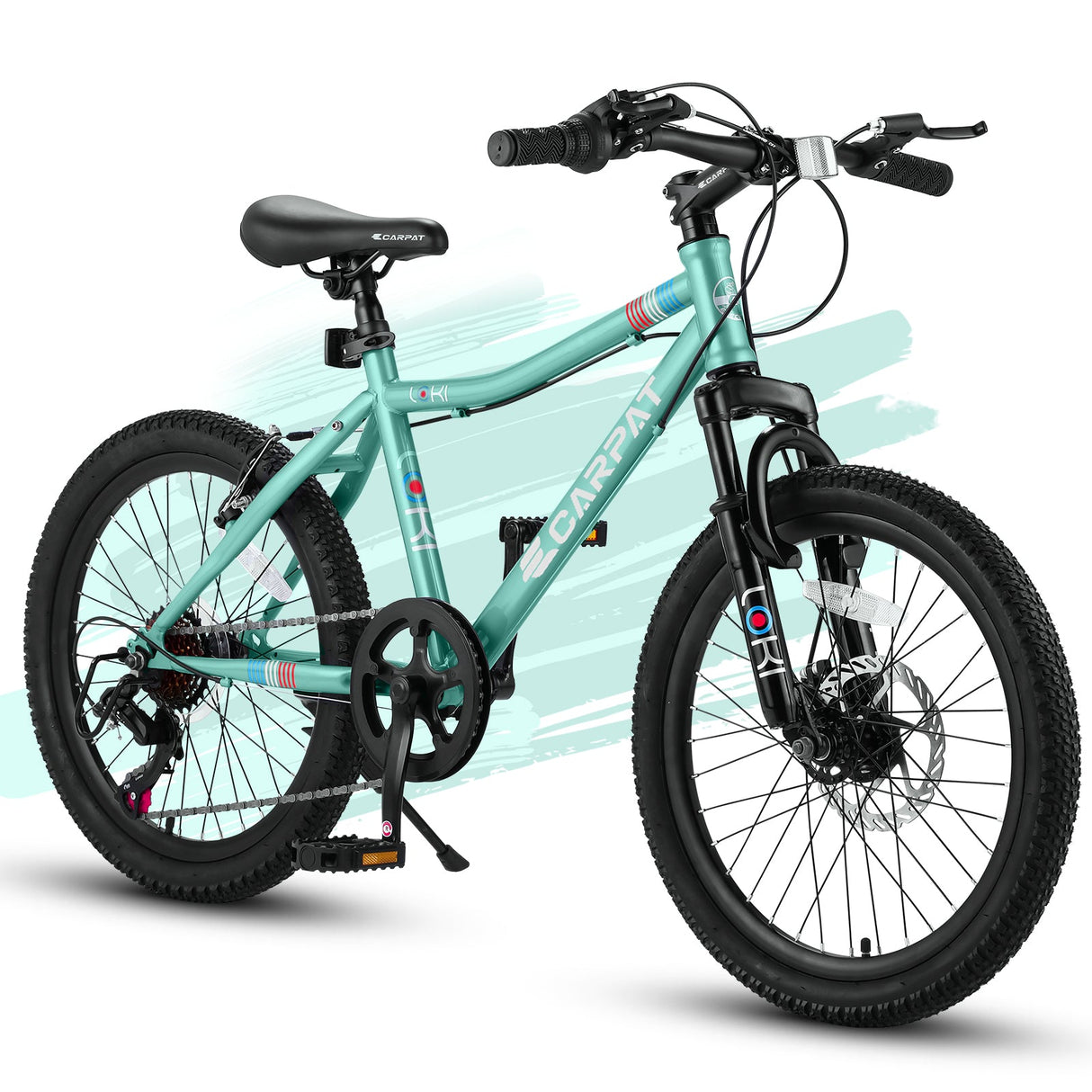 20 Inch Kids' Mountain Bike for Boys and Girls Ages 6-12