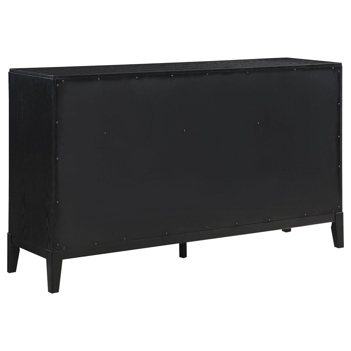 Mason - 8 Drawer Dresser With Fluted Design - Black