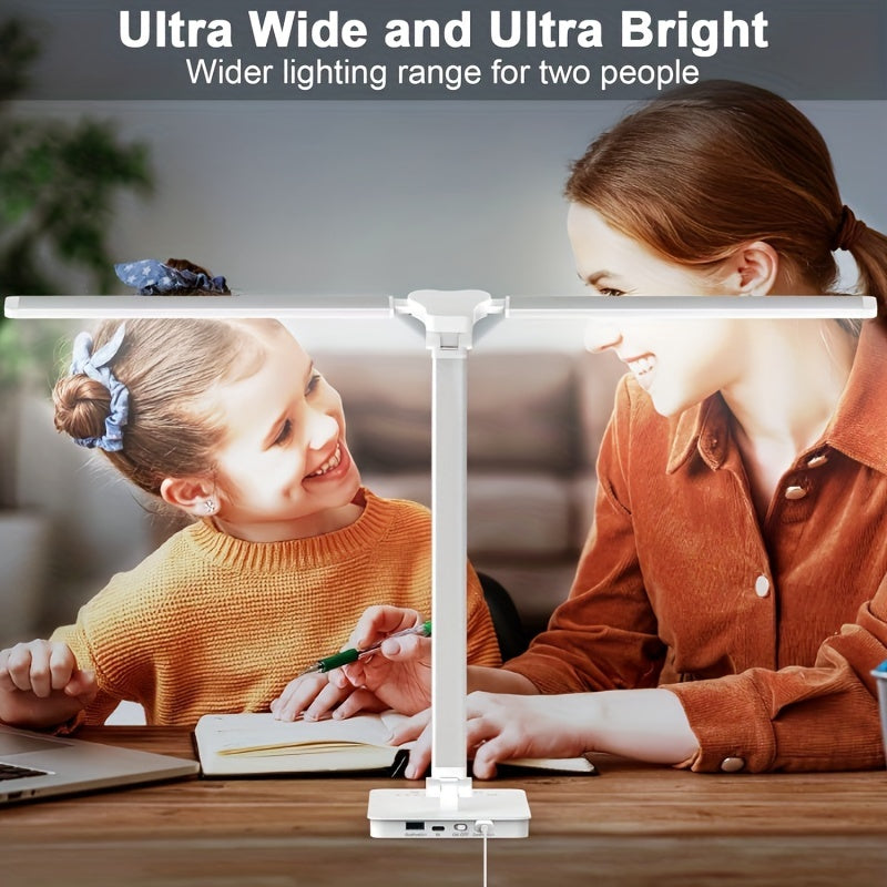 Adjustable LED Desk Lamp – Touch Dimmable Gooseneck Light for Office & Reading