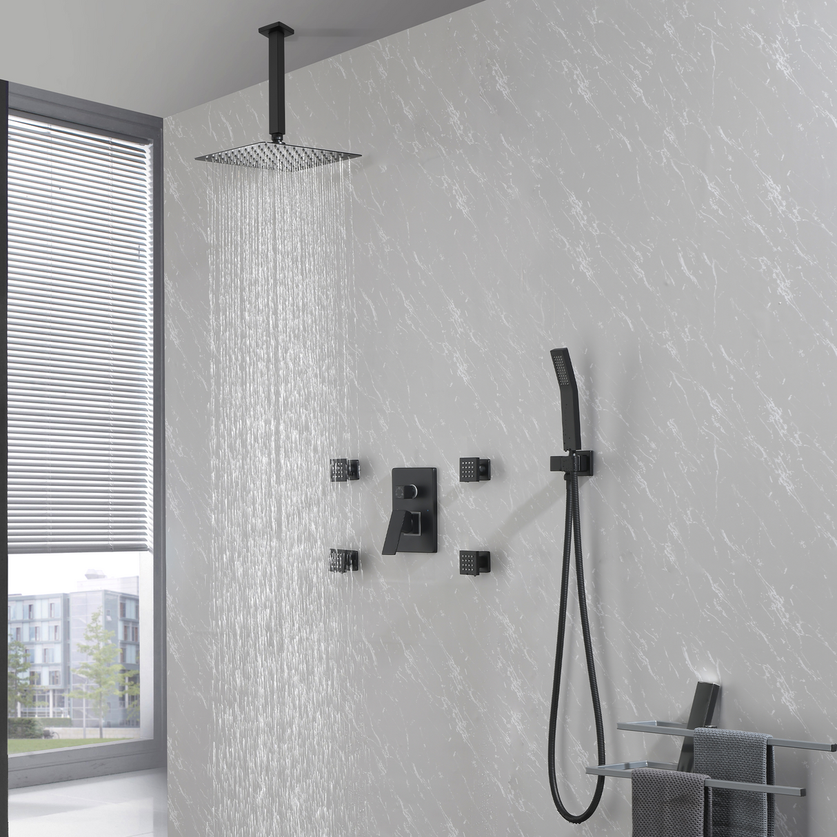 10-Inch Matte Shower System