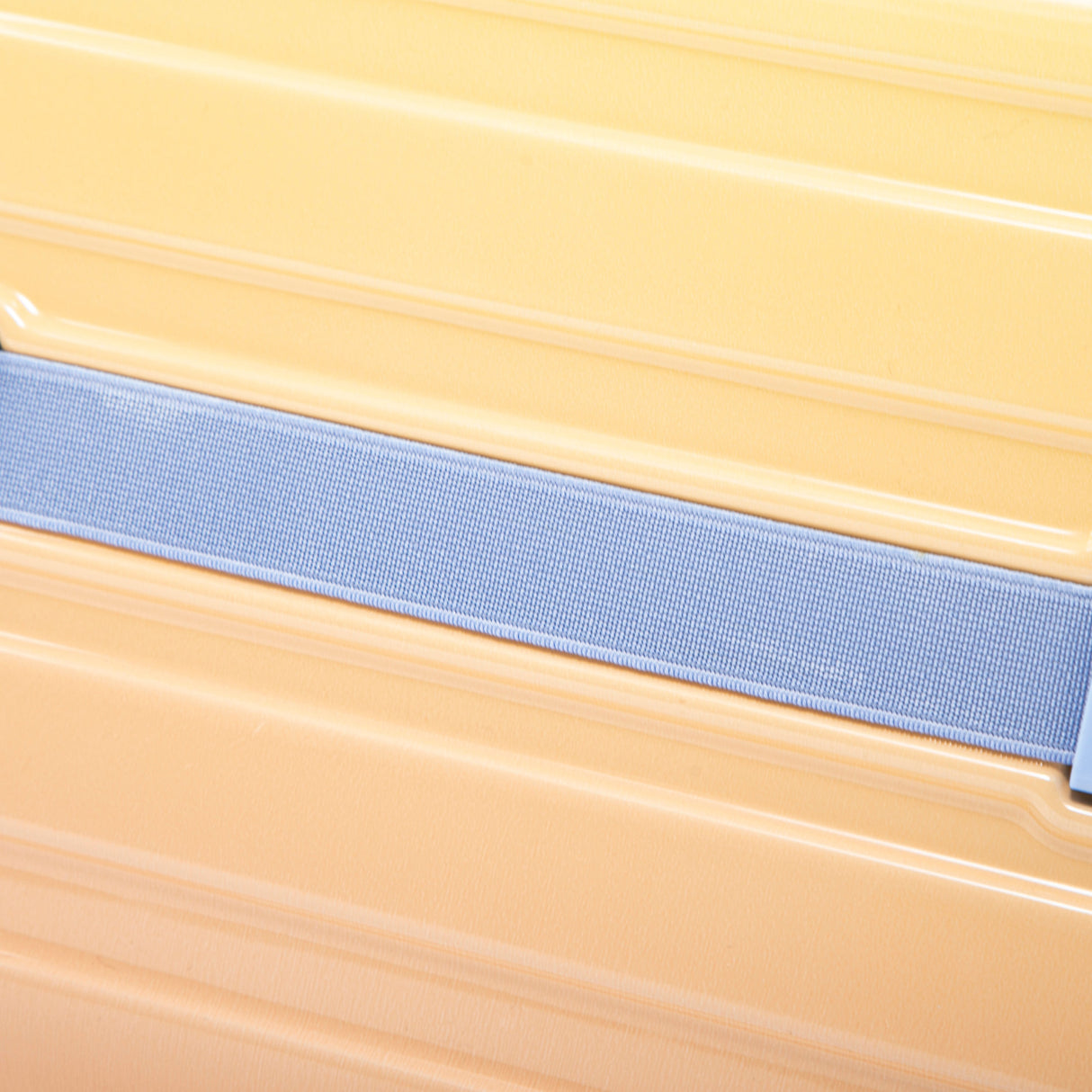 14'/20' 2-Piece PC Spinner Wheel Luggage Set in Gradient Blue and Yellow