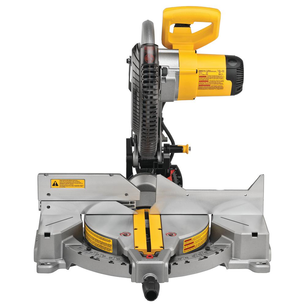 Open Box - Dewalt DWS715 15 Amp Corded 12 in. Compound Single Bevel Miter Saw