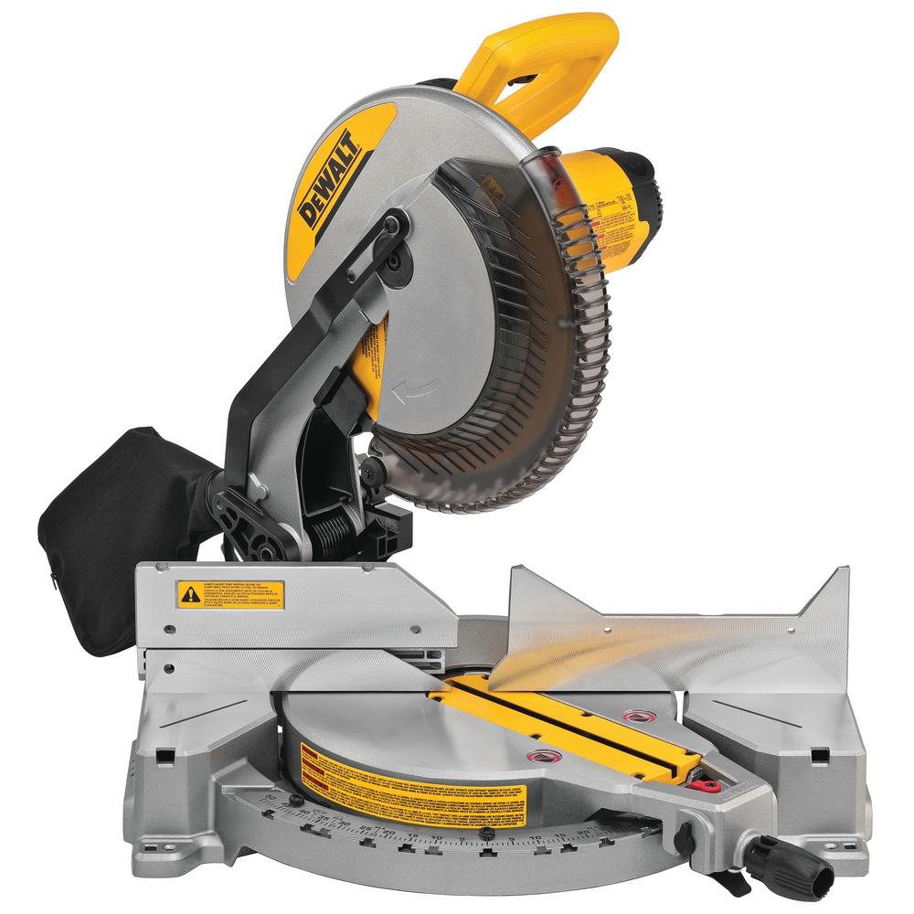 Open Box - Dewalt DWS715 15 Amp Corded 12 in. Compound Single Bevel Miter Saw