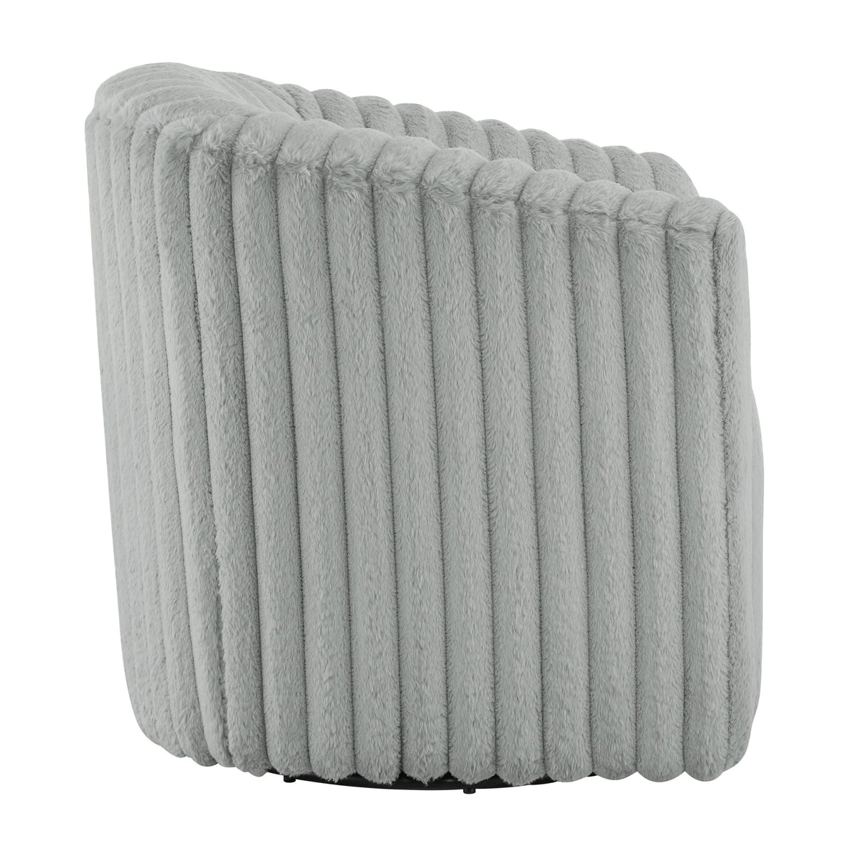 Alexa - Barrel Swivel Chair - Gray