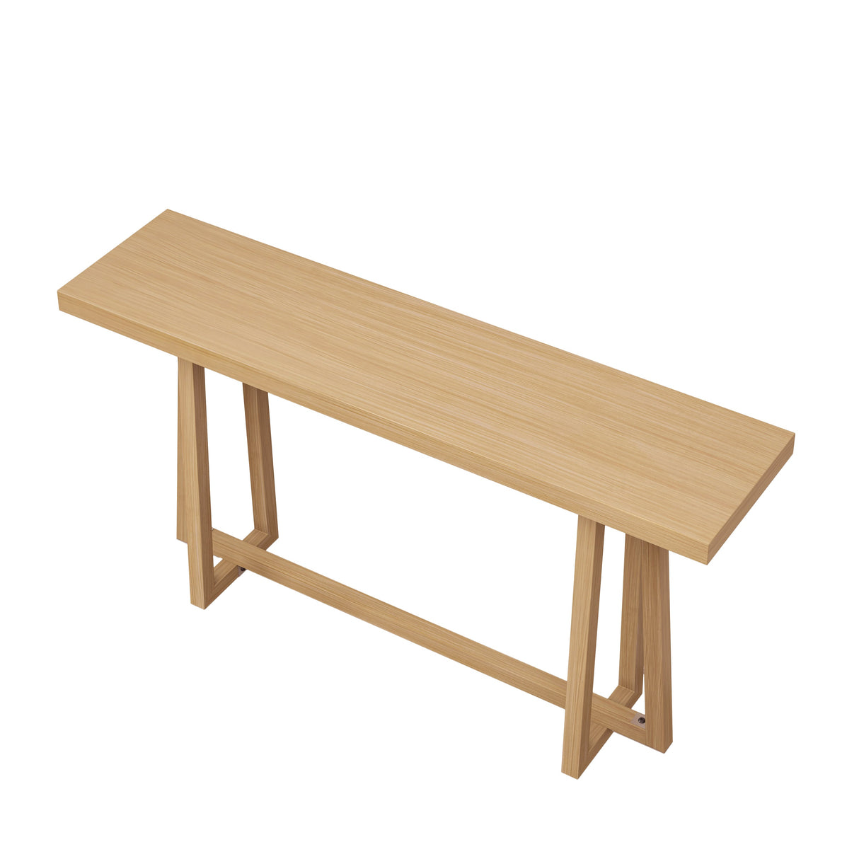 59.84'' Stylish Rectangular Natural Console Table