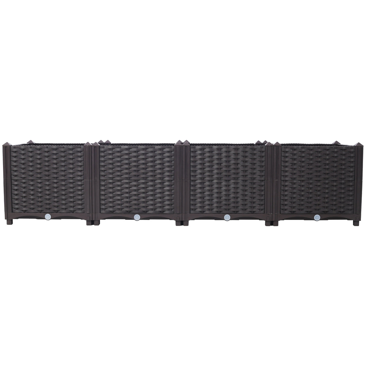 Deep Raised Garden Bed Plastic Planter Boxes