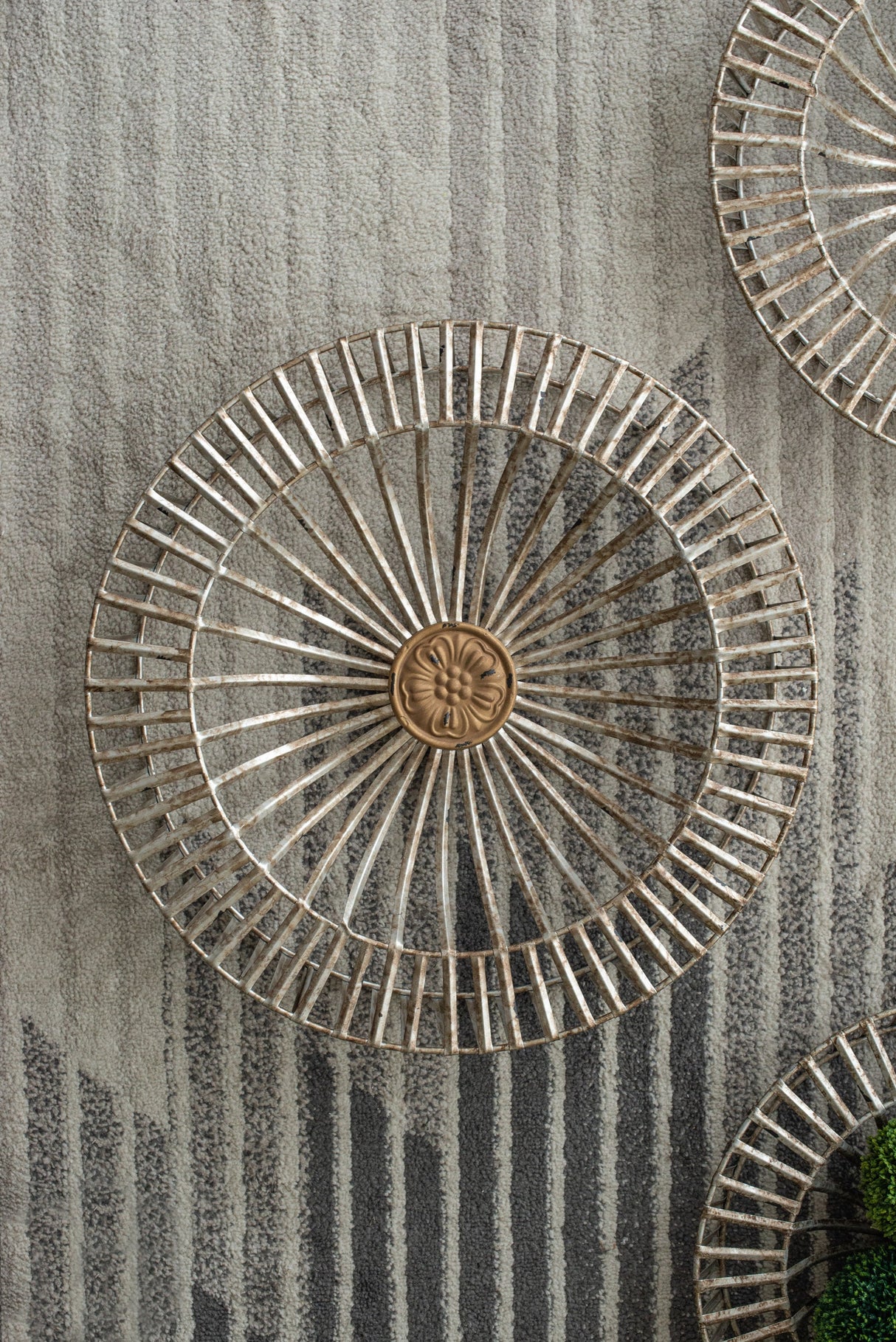 Set of 3 Jennings Metal Discs Wall Decor