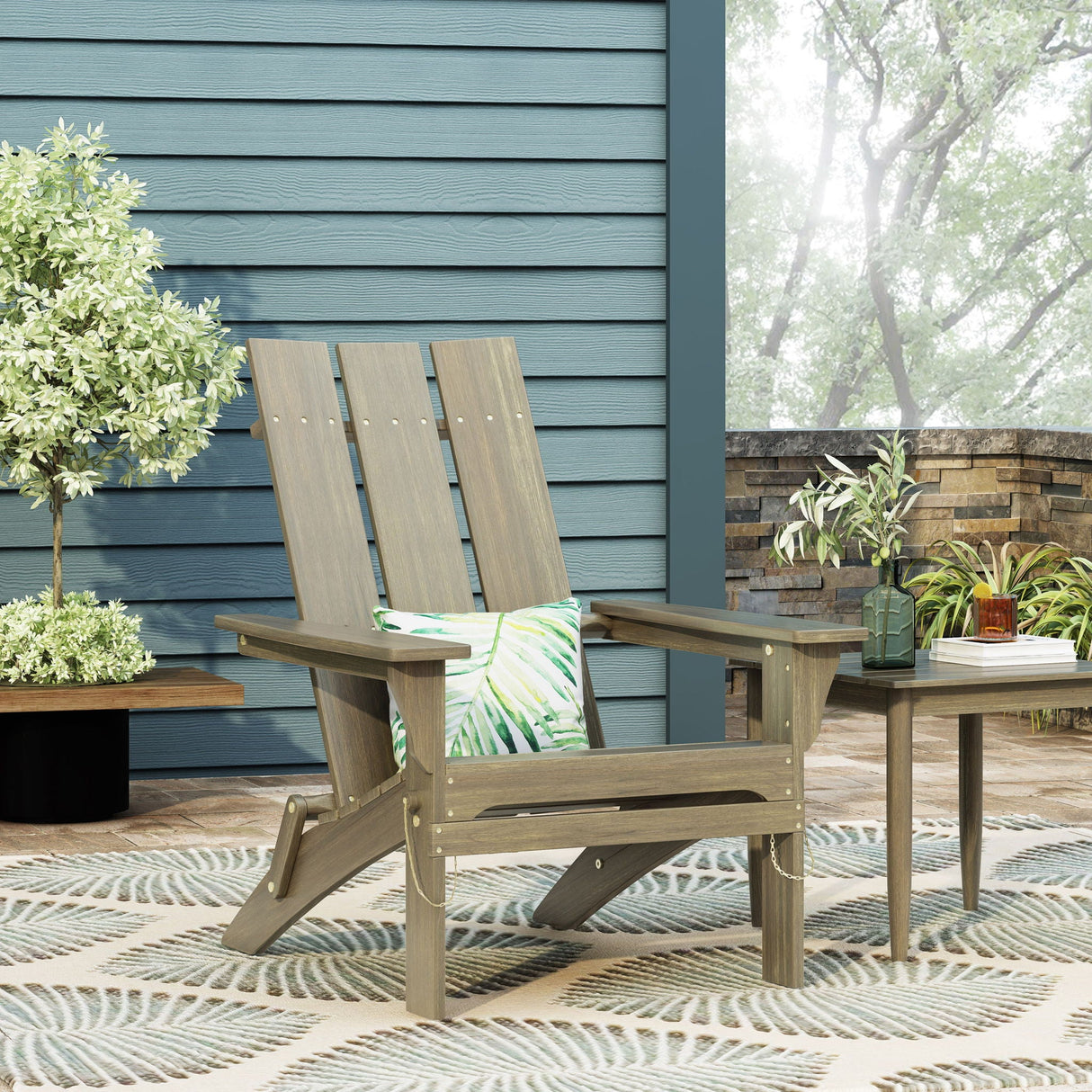 Aurascape - Outdoor Comfort Foldable Adirondack Chair