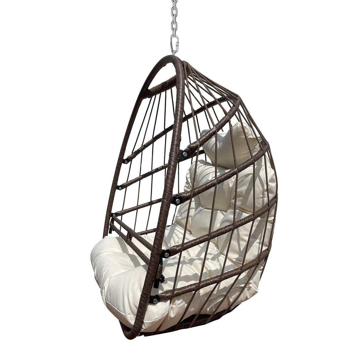 Khaki Hanging Swing Egg Chair