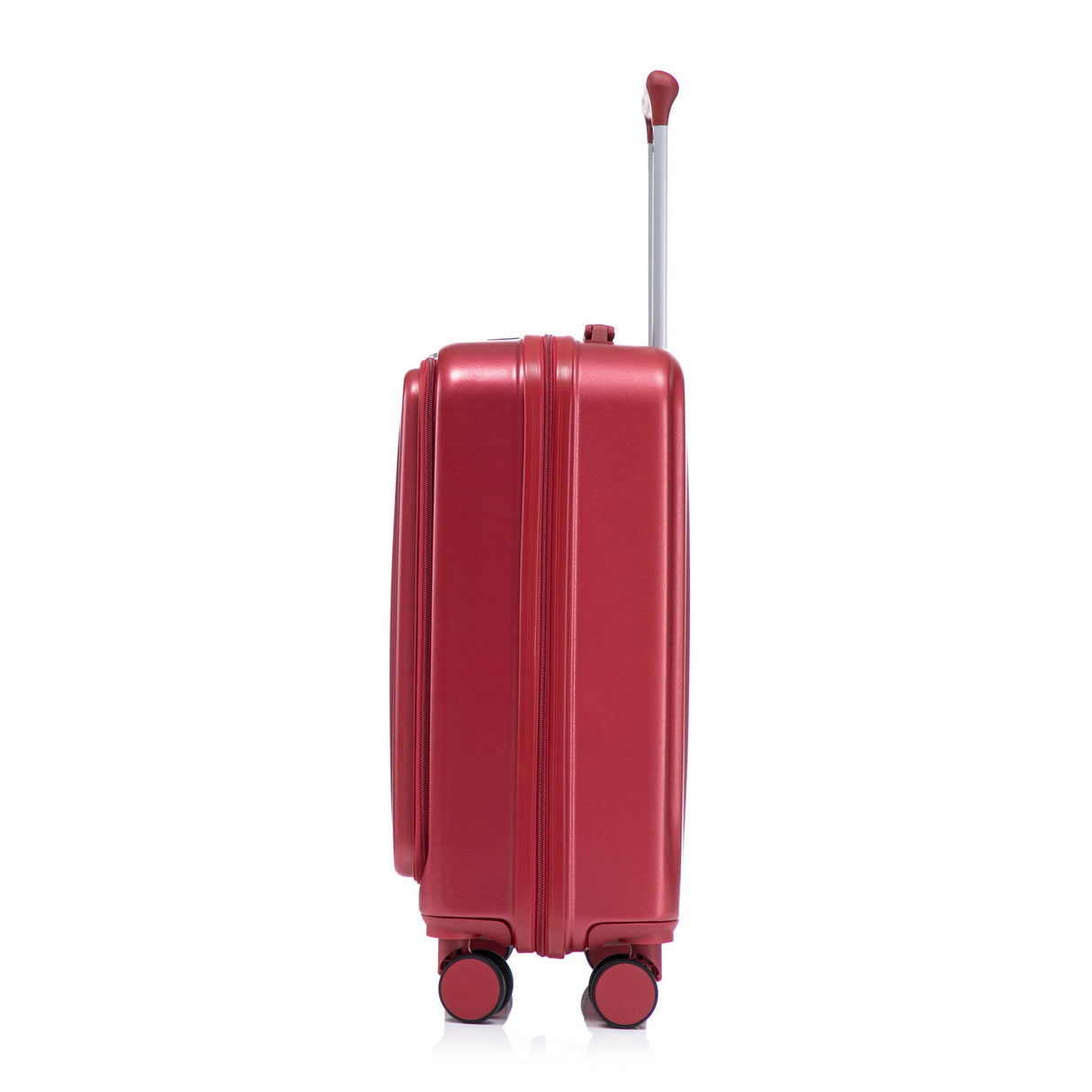 14'/20' 2-Piece ABS Spinner Wheel Luggage Set with Combination Lock and Front Opening Design