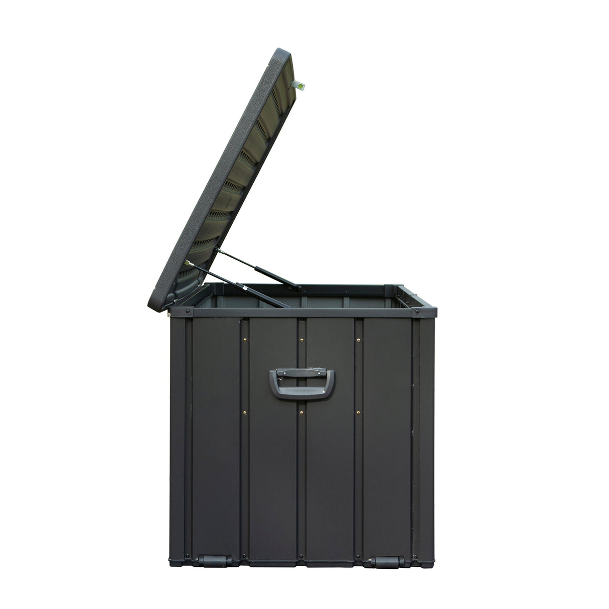 100 Gallon Outdoor Storage Deck Box - Waterproof, Dark Gray