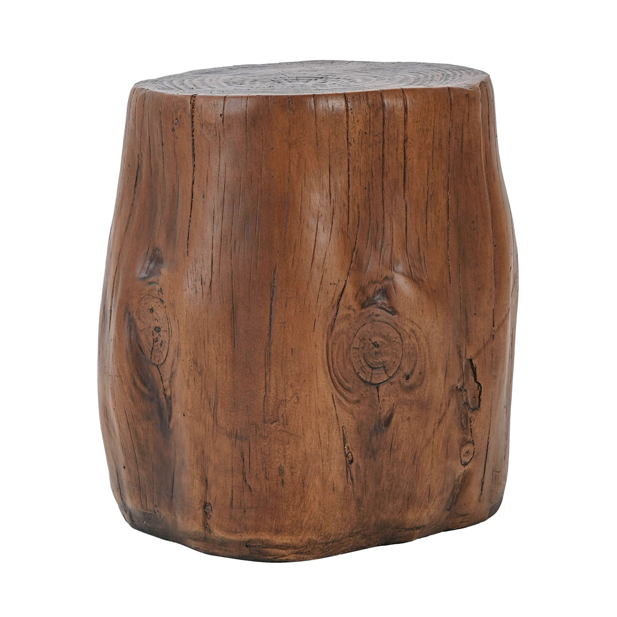 MGO Wood Grain Side Table - Dark Wood Grain