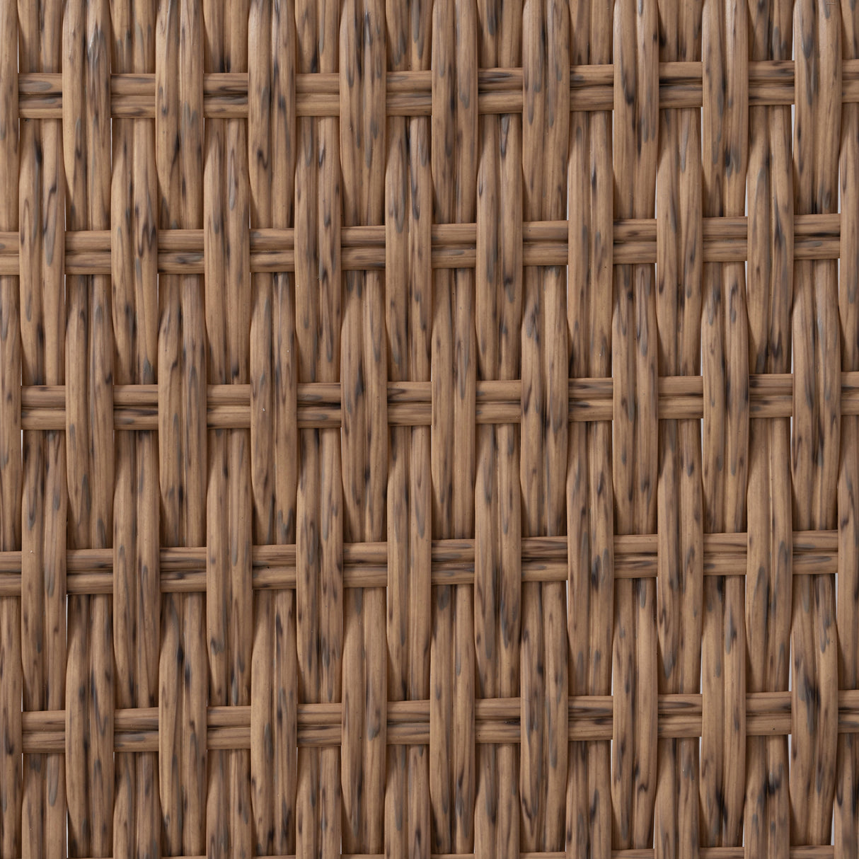 Patio 6-Piece Brown PE Wicker Sofa Set with Grey Cushions