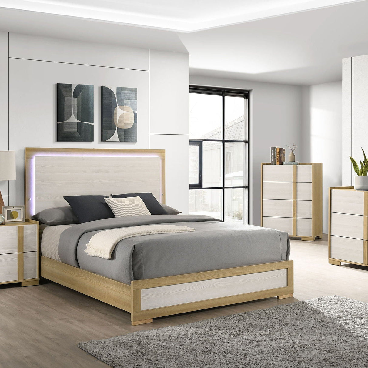 Lincoln - 2 Drawer Nightstand - Natural