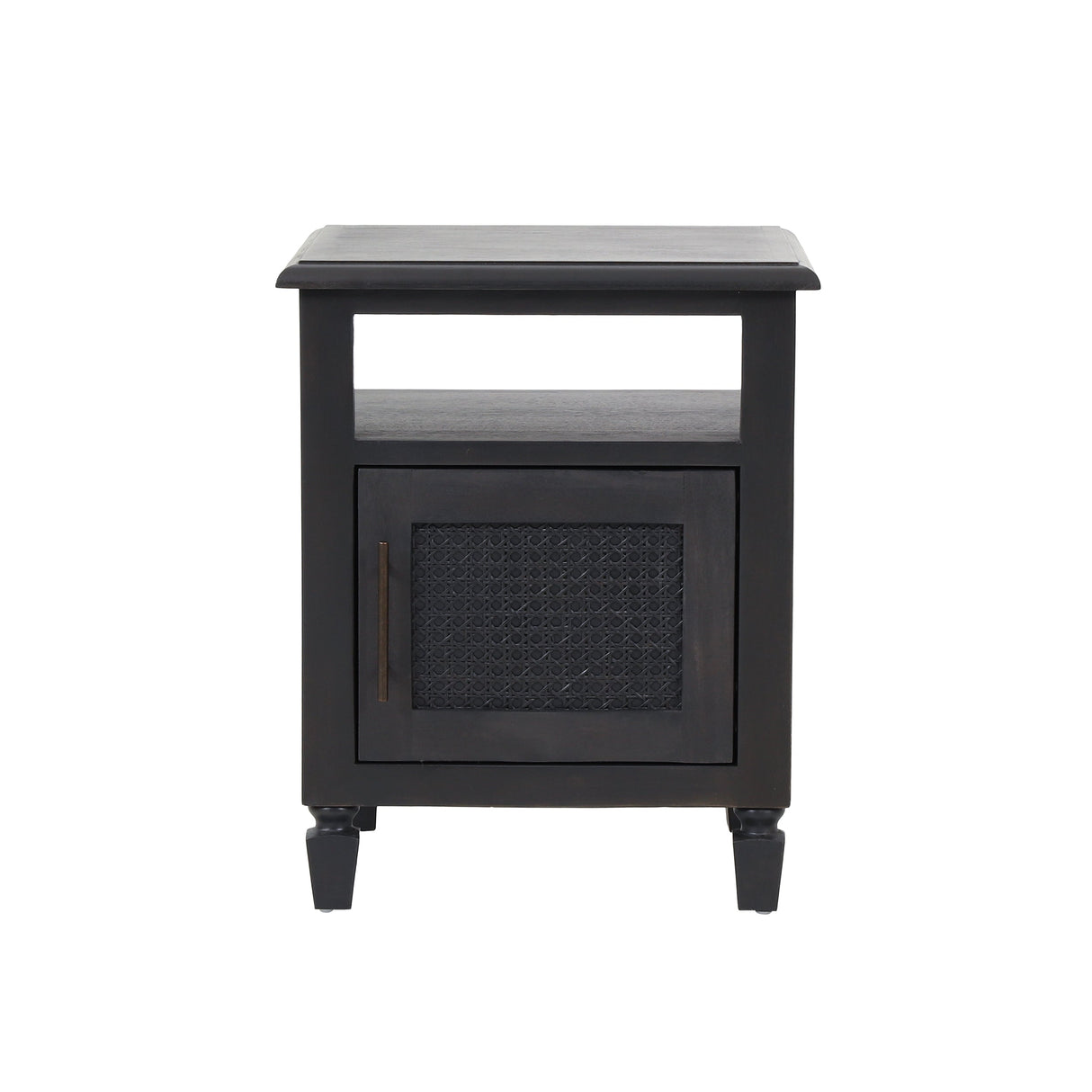 Black Classic Nightstand