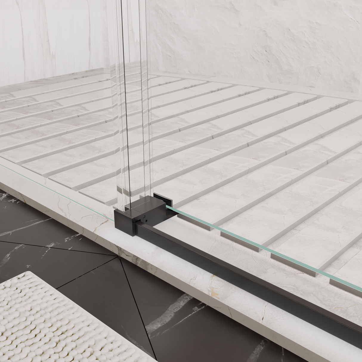 56-60"W x 76"H Frameless Sliding Shower Door with Premium Tempered Glass