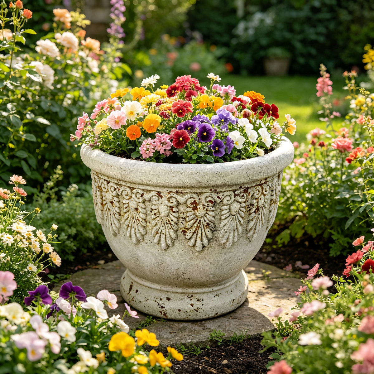MGO Garden Planter - Rust Finish