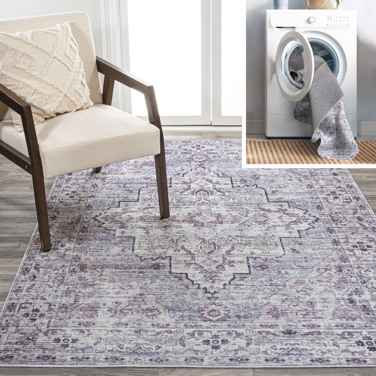 Didim-Boho-Medallion-Machine-Washable-Runner-Rug-Runner-Rugs