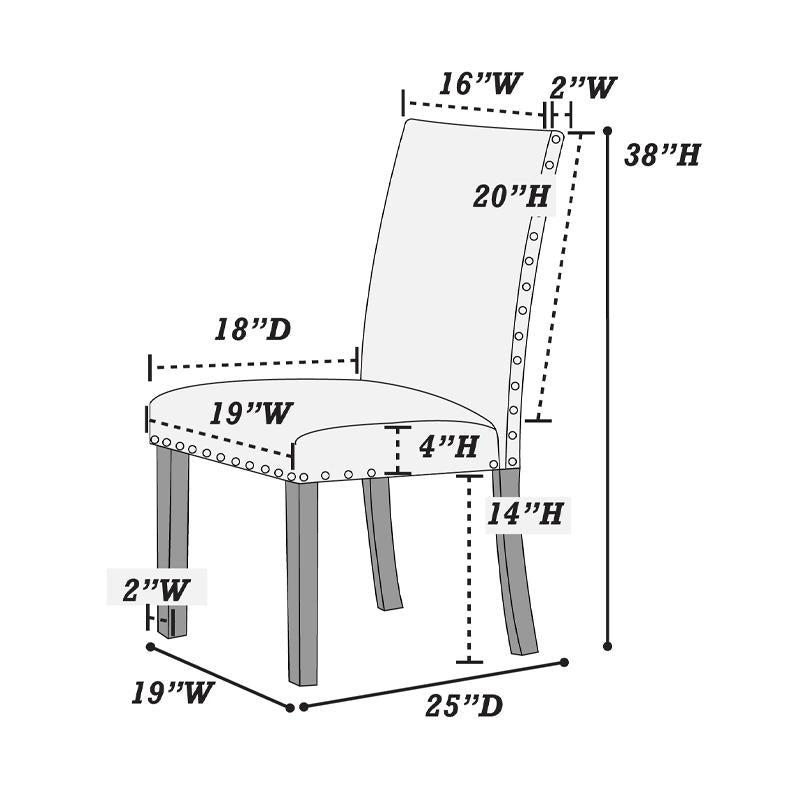 Dining Chairs with Plush Cushion, Set of 2 - Pier 1