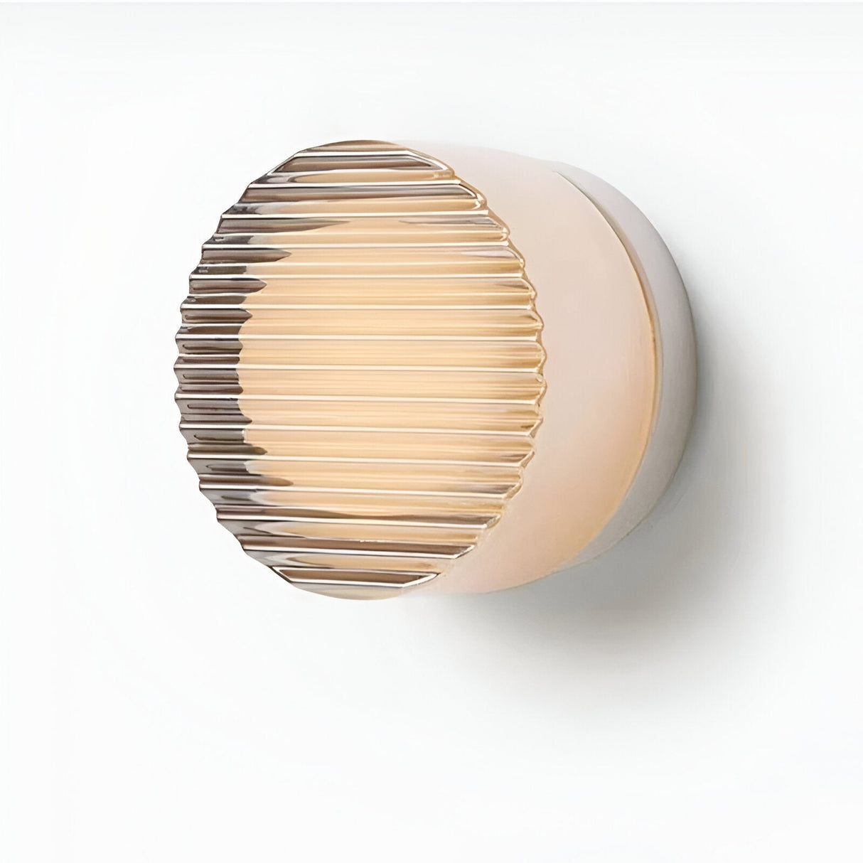 Nordic Acrylic Dimple LED Wall Sconce 1-Light 3-Color Adjustable