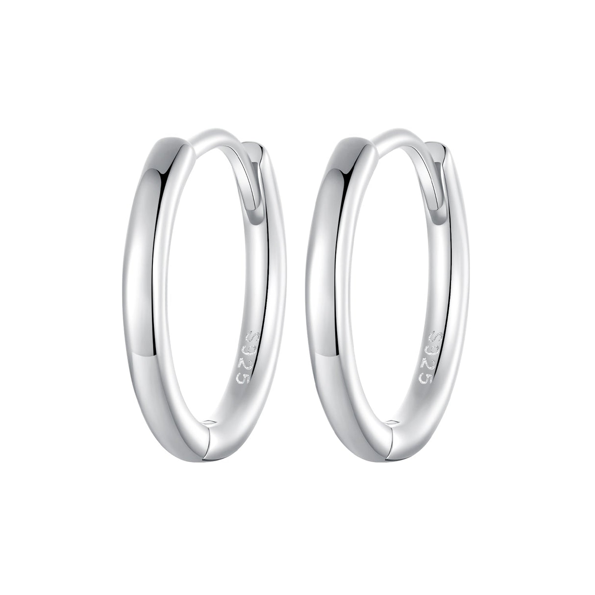 925 Sterling Silver & White Gold Plated Earrings for Women