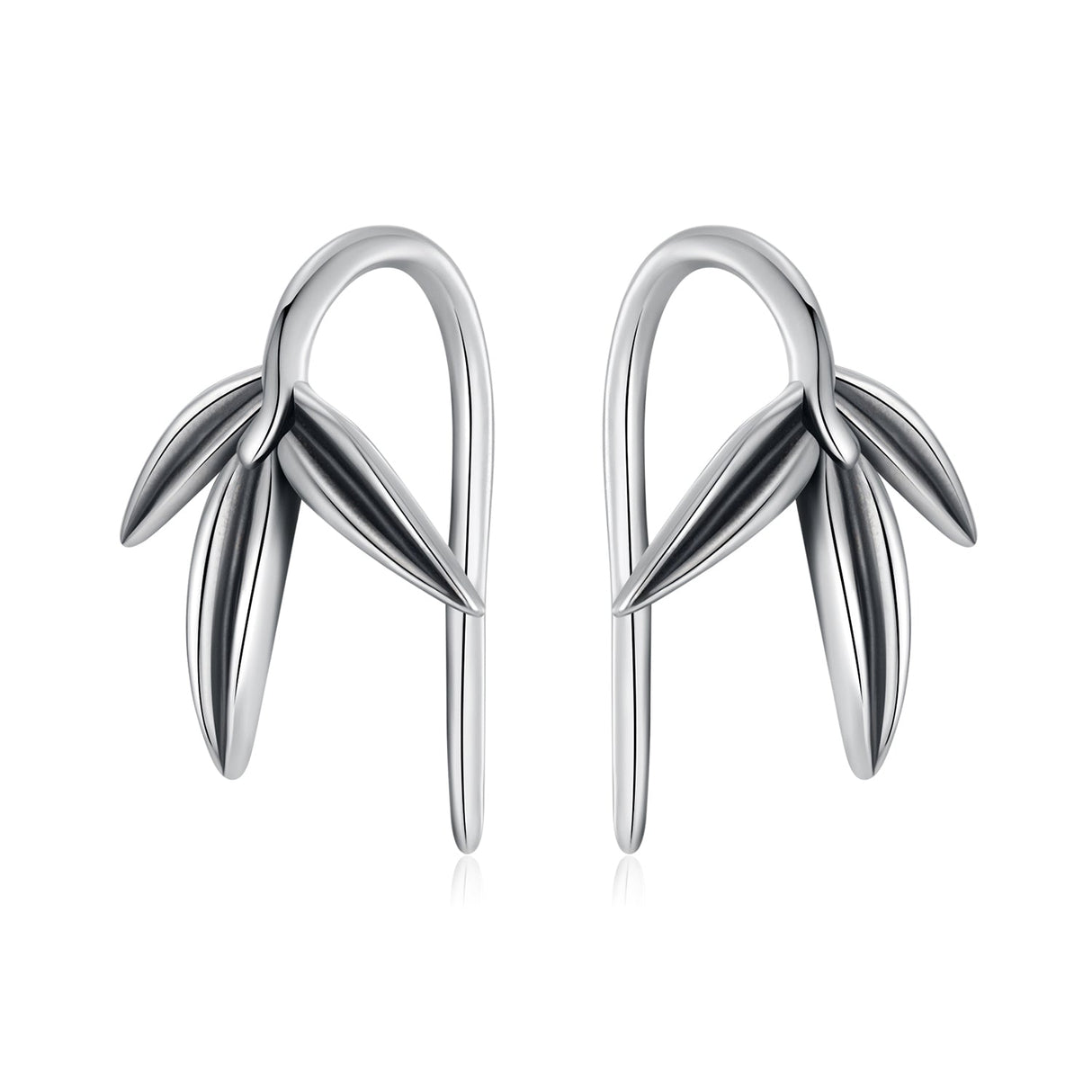 925 Sterling Silver Oxidized Silver Earrings for Women