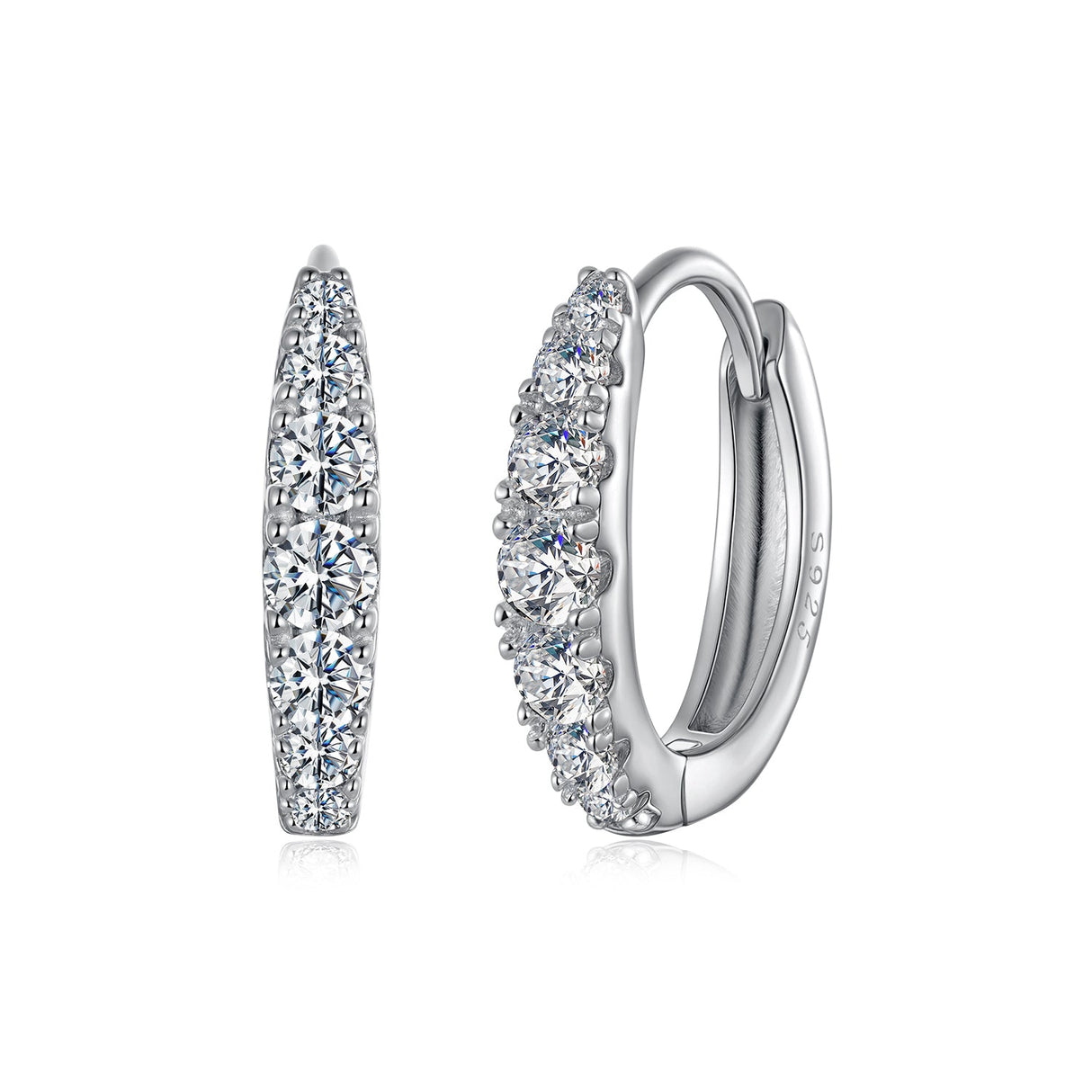925 Sterling Silver + Moissanite Necklace for Women