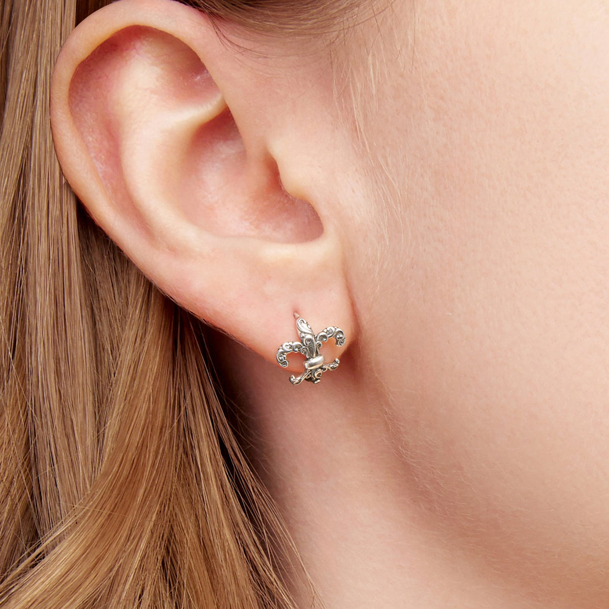 925 Sterling Silver Earrings for Women - 1.2cm