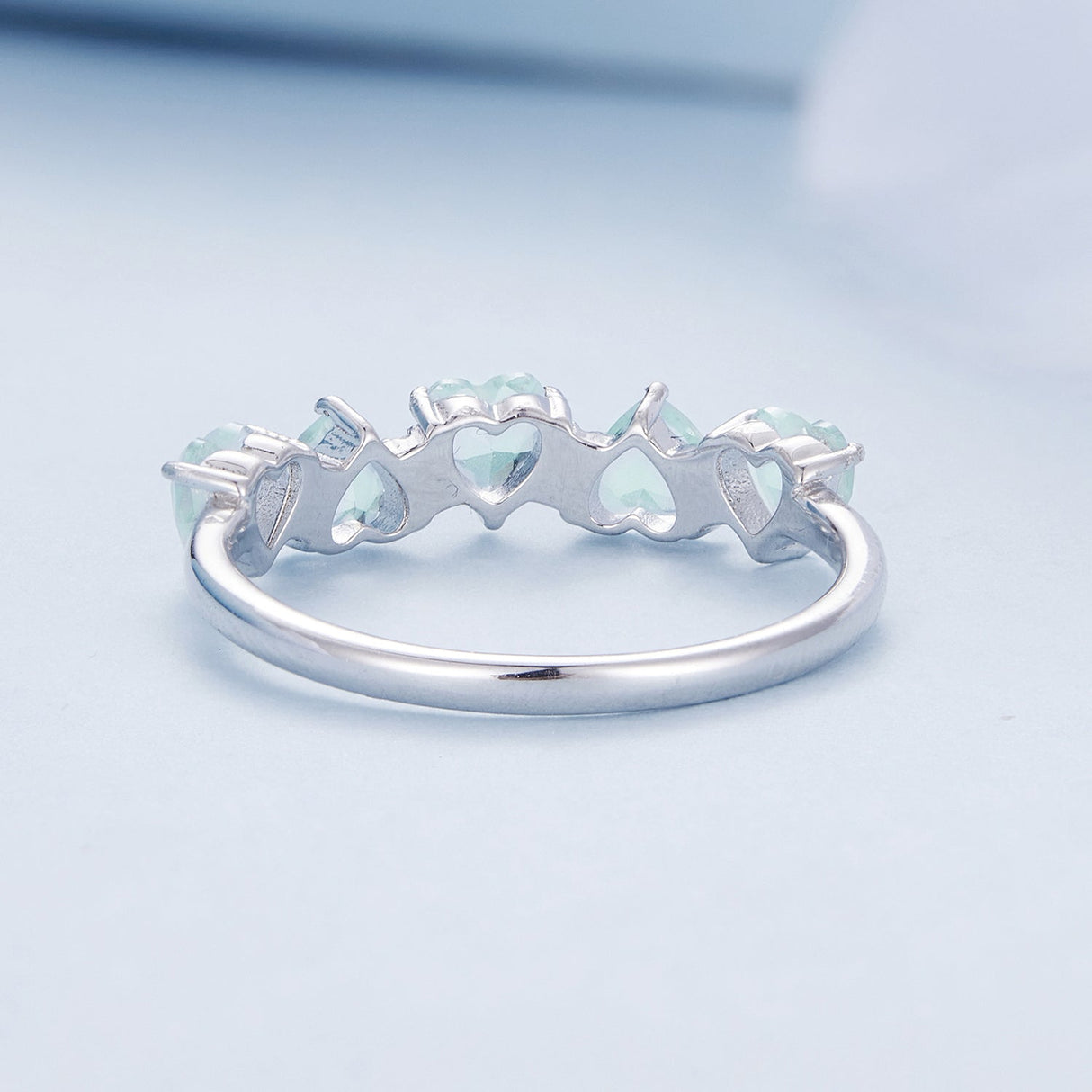 925 Sterling Silver Ring with 4.5mm Pavé Set CZ, Size 7, for Women
