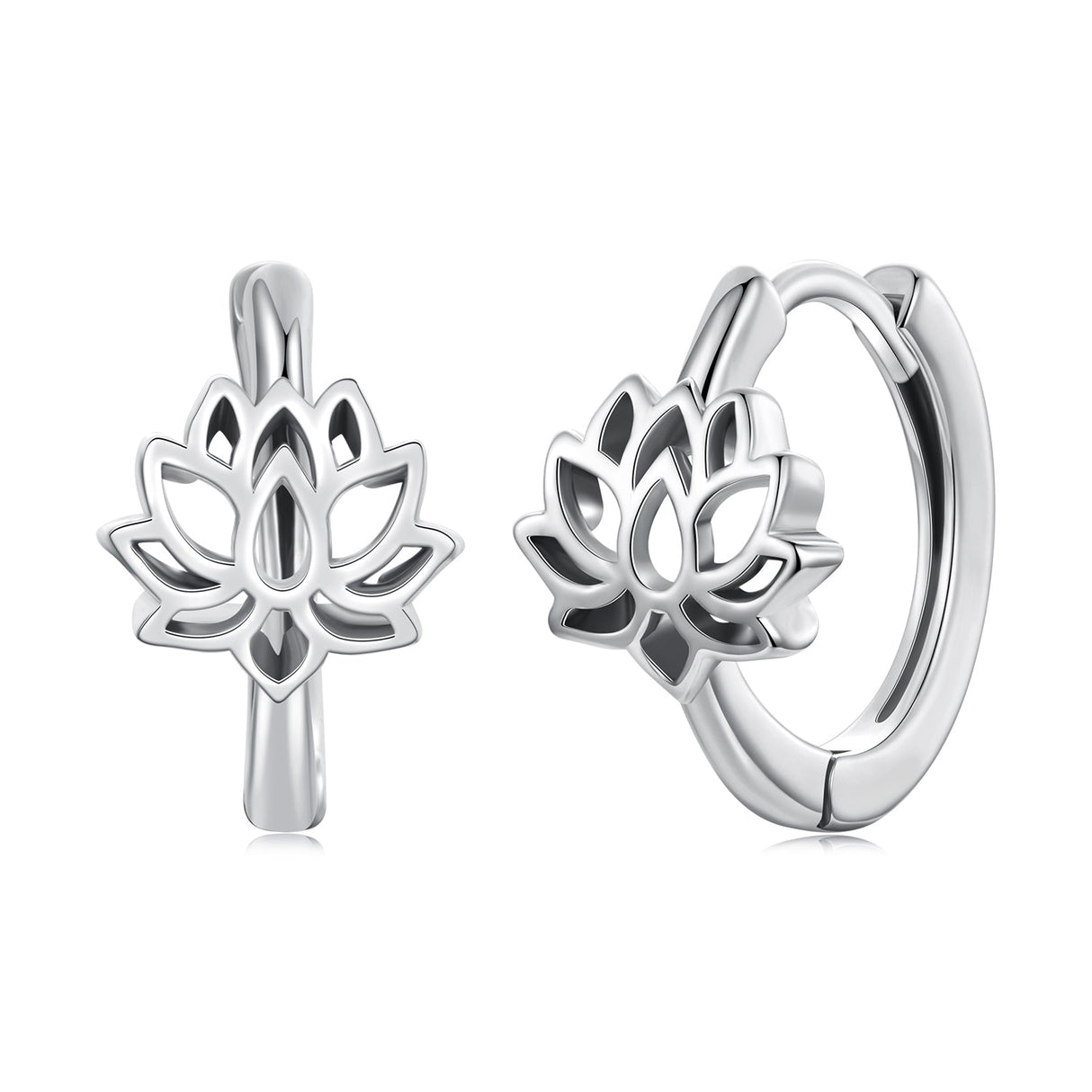925 Sterling Silver Oxidized Silver Earrings 1.3x0.8cm for Women