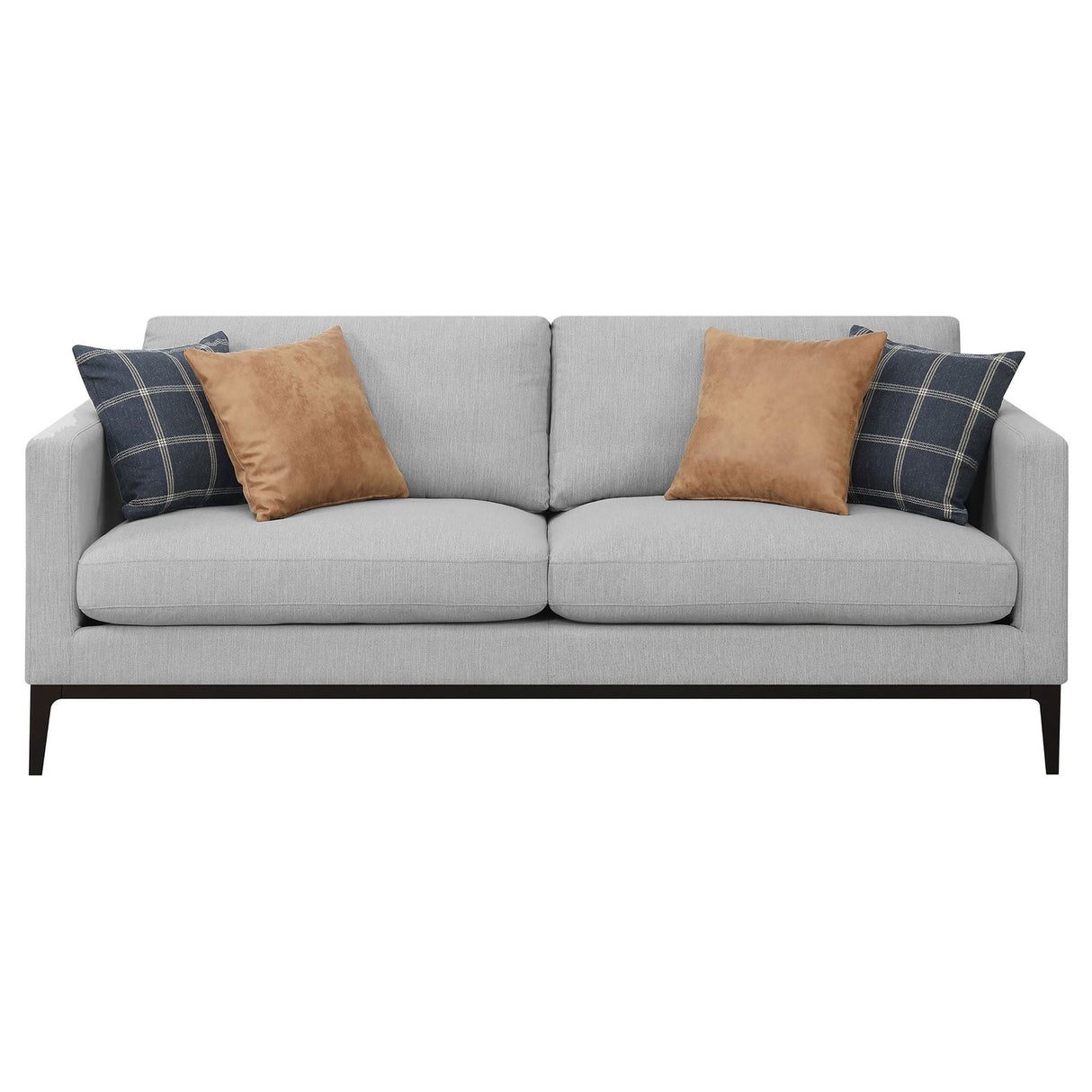 Montauk - Upholstered Sofa With Reversible Cushions - Light Gray